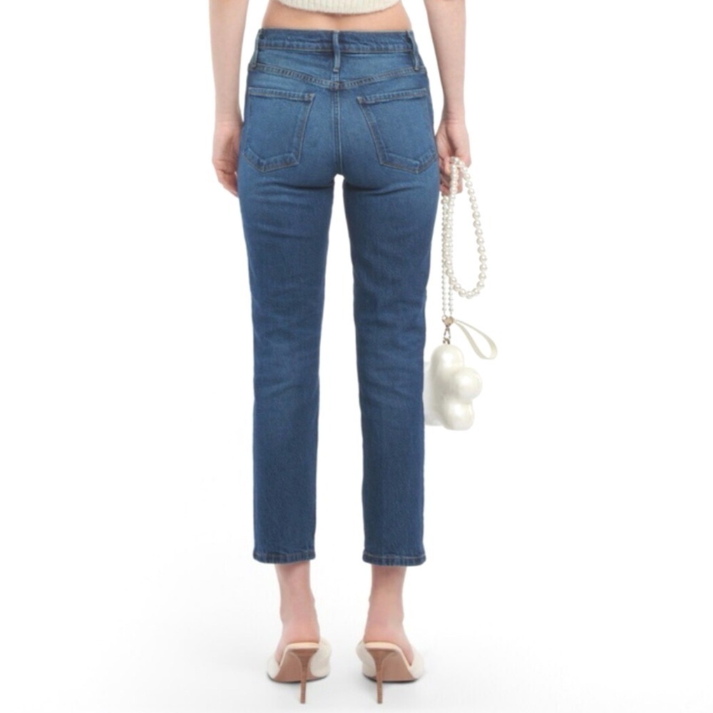 Frame Denim Le Sylvie Jeans Womens 23 High Rise Straight Leg Cropped Crop Pants